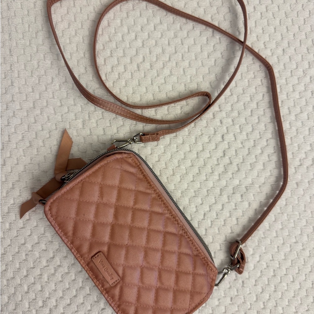 Vera Bradley Quilted Brown Crossbody Bag